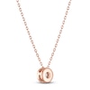 Thumbnail Image 3 of Certified Round-Cut Diamond Bezel-Set Solitaire Necklace 1/2 ct tw 14K Rose Gold 18" (I1/I)