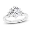 Thumbnail Image 1 of Created By Jared Studio Lab-Grown Round-Cut Diamond Floral Engagement Ring 3-1/5 ct tw 14K White Gold