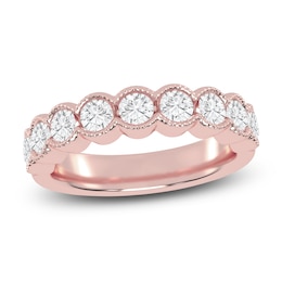 Created By Jared Studio Lab-Grown Diamond Anniversary Ring 1 ct tw 14K Rose Gold