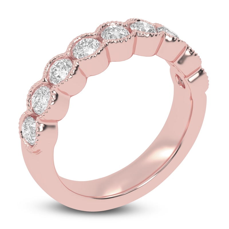 Main Image 2 of Created By Jared Studio Lab-Grown Diamond Anniversary Ring 1 ct tw 14K Rose Gold