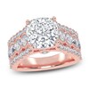 Thumbnail Image 1 of Cushion-Cut Created By Jared Studio Lab-Grown Diamond Engagement Ring 4-3/4 ct tw 14K Rose Gold