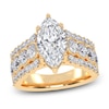 Thumbnail Image 1 of Marquise-Cut Created By Jared Studio Lab-Grown Diamond Engagement Ring 3-3/4 ct tw 14K Yellow Gold