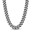 Thumbnail Image 1 of Men's Curb Chain Necklace 9mm Black Ion-Plated Stainless Steel 24"