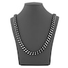 Thumbnail Image 5 of Men's Curb Chain Necklace 9mm Black Ion-Plated Stainless Steel 24"