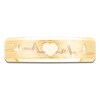 Thumbnail Image 3 of Heart & Heartbeat Engraved Wedding Band 14K Yellow Gold 6mm