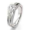 Thumbnail Image 4 of J'Lure Lab-Grown Diamond Imperial-Emerald Step-Cut Engagement Ring 1-3/8 ct tw 18K White Gold