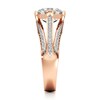 Thumbnail Image 3 of J'Lure Lab-Grown Diamond Octagon Step-Cut Engagement Ring 2-3/8 ct tw 18K Rose Gold