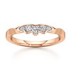 Thumbnail Image 1 of J'Lure Lab-Grown Diamond Scalloped Wedding Band 1/5 ct tw 18K Rose Gold