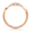 Thumbnail Image 2 of J'Lure Lab-Grown Diamond Scalloped Wedding Band 1/5 ct tw 18K Rose Gold