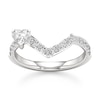 Thumbnail Image 1 of J'Lure Heart Brilliant-Cut Lab-Grown Diamond Contour Wedding Band 3/4 ct tw 18K White Gold