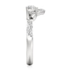 Thumbnail Image 3 of J'Lure Heart Brilliant-Cut Lab-Grown Diamond Contour Wedding Band 3/4 ct tw 18K White Gold