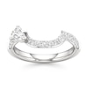 Thumbnail Image 1 of J'Lure Trillion Curved Brilliant-Cut Lab-Grown Diamond Contour Wedding Band 5/8 ct tw 18K White Gold