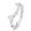 Thumbnail Image 4 of J'Lure Trillion Curved Brilliant-Cut Lab-Grown Diamond Contour Wedding Band 5/8 ct tw 18K White Gold