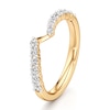 Thumbnail Image 4 of J'Lure Lab-Grown Diamond Contour Wedding Band 3/8 ct tw 18K Yellow Gold