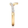 Thumbnail Image 3 of J'Lure Lab-Grown Diamond Contour Wedding Band 3/8 ct tw 18K Yellow Gold