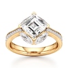 Thumbnail Image 1 of J'Lure Carre Step-Cut Lab-Grown Diamond Engagement Ring 3 ct tw 18K Yellow Gold