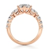 Thumbnail Image 2 of J'Lure Hexagon Step-Cut Lab-Grown Diamond Engagement Ring 3-1/2 ct tw 18K Rose Gold