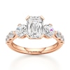 Thumbnail Image 1 of J'Lure Imperial-Emerald Step-Cut Lab-Grown Diamond Engagement Ring 3-1/2 ct tw 18K Rose Gold