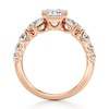 Thumbnail Image 2 of J'Lure Imperial-Emerald Step-Cut Lab-Grown Diamond Engagement Ring 3-1/2 ct tw 18K Rose Gold