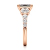 Thumbnail Image 3 of J'Lure Imperial-Emerald Step-Cut Lab-Grown Diamond Engagement Ring 3-1/2 ct tw 18K Rose Gold