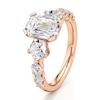 Thumbnail Image 4 of J'Lure Imperial-Emerald Step-Cut Lab-Grown Diamond Engagement Ring 3-1/2 ct tw 18K Rose Gold