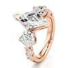 Thumbnail Image 4 of J'Lure Lozenge Step-Cut Lab-Grown Diamond Engagement Ring 5-1/3 ct tw 18K Rose Gold