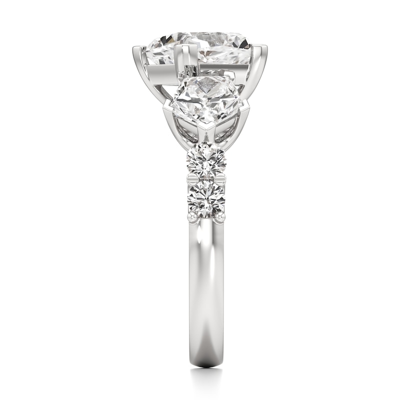 Main Image 3 of J'Lure Pentagon Brilliant-Cut Lab-Grown Diamond Engagement Ring 4-3/4 ct tw 18K White Gold