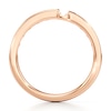 Thumbnail Image 2 of J'Lure Baguette-Cut Lab-Grown Diamond Contour Wedding Band 3/8 ct tw 18K Rose Gold