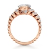 Thumbnail Image 2 of J'Lure Leaf Step-Cut Lab-Grown Diamond Engagement Ring 2-3/8 ct tw 18K Rose Gold