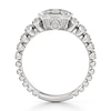 Thumbnail Image 2 of J'Lure Oval Portrait-Cut Lab-Grown Diamond Engagement Ring 3-3/8 ct tw 18K White Gold