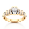 Thumbnail Image 1 of J'Lure Radiant Brilliant-Cut Lab-Grown Diamond Engagement Ring 1-1/4 ct tw 18K Yellow Gold