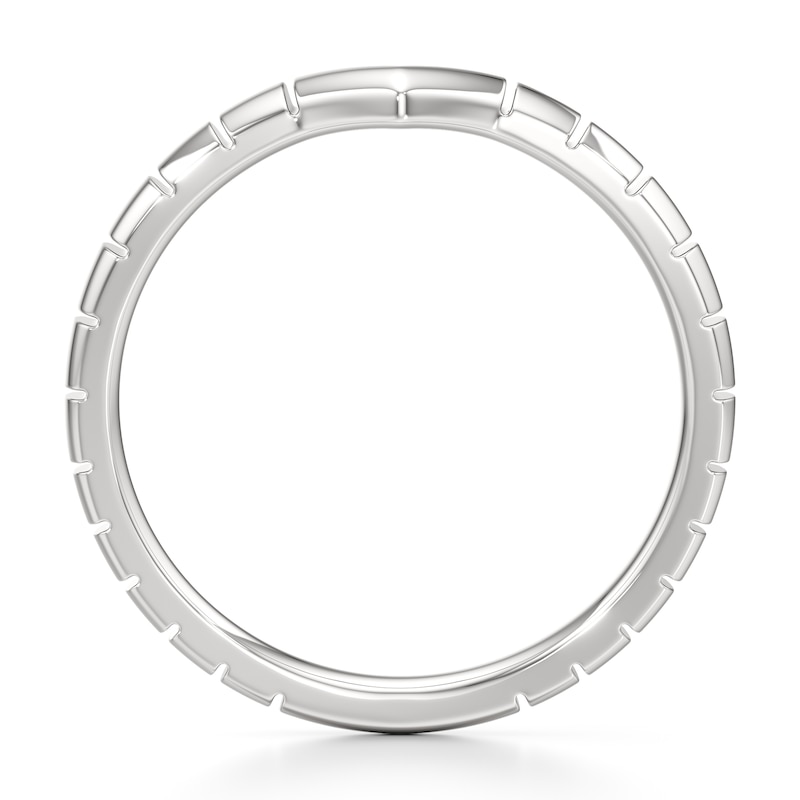 Main Image 2 of J'Lure Contour Wedding Band 18K White Gold