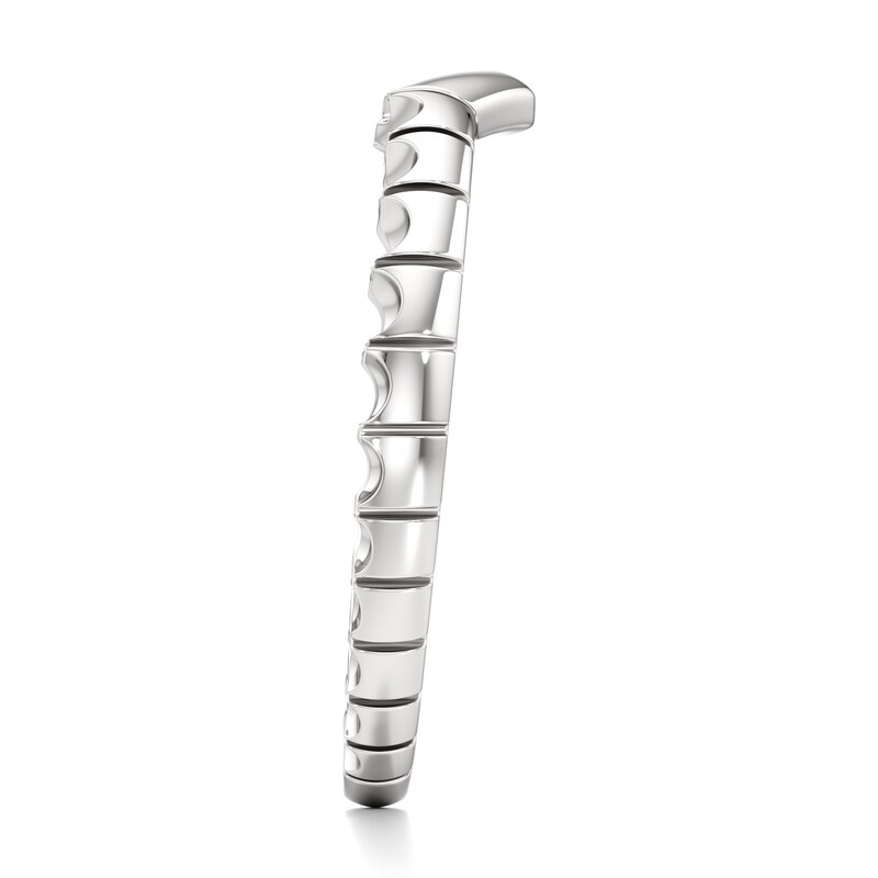 Main Image 3 of J'Lure Contour Wedding Band 18K White Gold