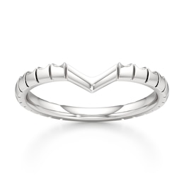 J'Lure Contour Wedding Band 18K White Gold