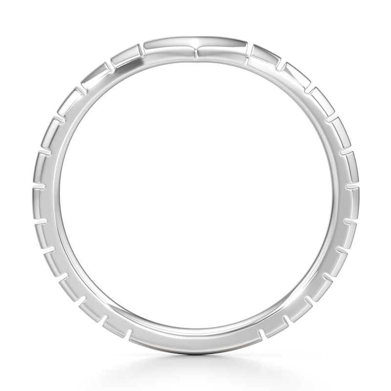 Main Image 2 of J'Lure Contour Wedding Band 18K White Gold