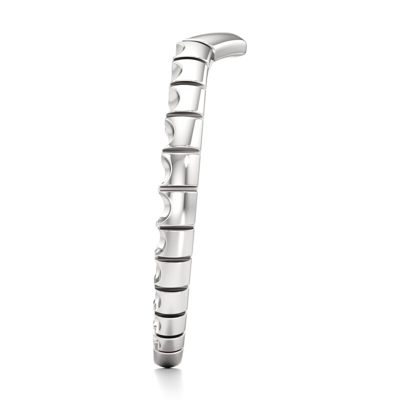 Main Image 3 of J'Lure Contour Wedding Band 18K White Gold