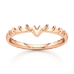 J'Lure Contour Wedding Band 18K Rose Gold