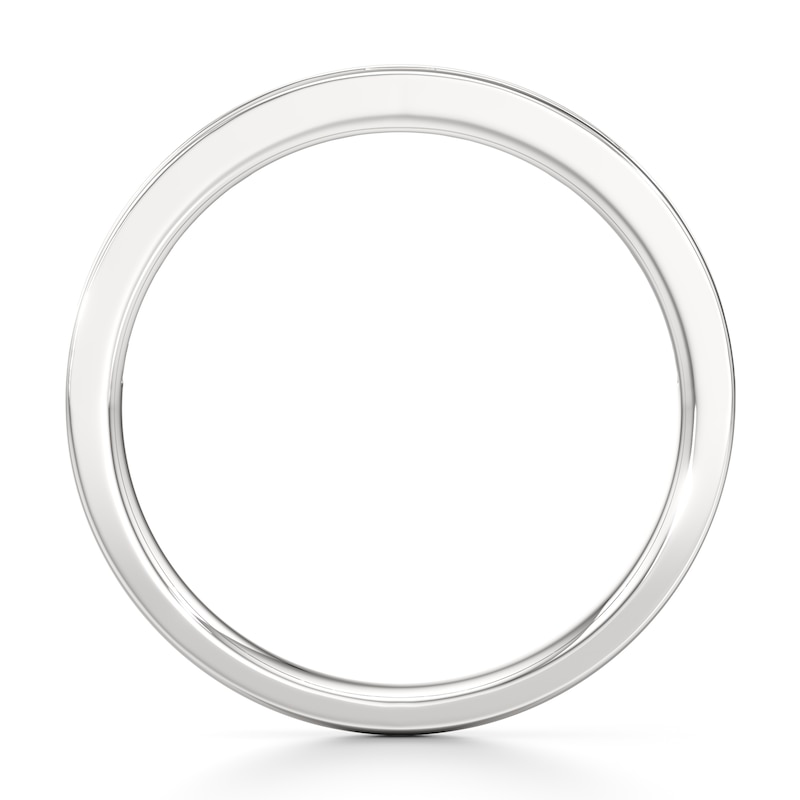 Main Image 2 of J'Lure Baguette & Round-Cut Lab-Grown Diamond Wedding Band 1/3 ct tw 18K White Gold