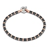 Thumbnail Image 2 of Baraka Men's Bead Bracelet with Diamond Accent Stainless Steel, Black Ceramic & 18K Rose Gold 7.5"