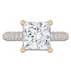 Thumbnail Image 3 of Princess-Cut Lab-Grown Diamond Engagement Ring 2-1/2 ct tw 14K Yellow Gold