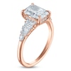 Thumbnail Image 2 of Vera Wang VOW Radiant-Cut Lab-Grown Diamond Engagement Ring 2-5/8 ct tw 14K Rose Gold