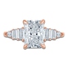 Thumbnail Image 3 of Vera Wang VOW Radiant-Cut Lab-Grown Diamond Engagement Ring 2-5/8 ct tw 14K Rose Gold