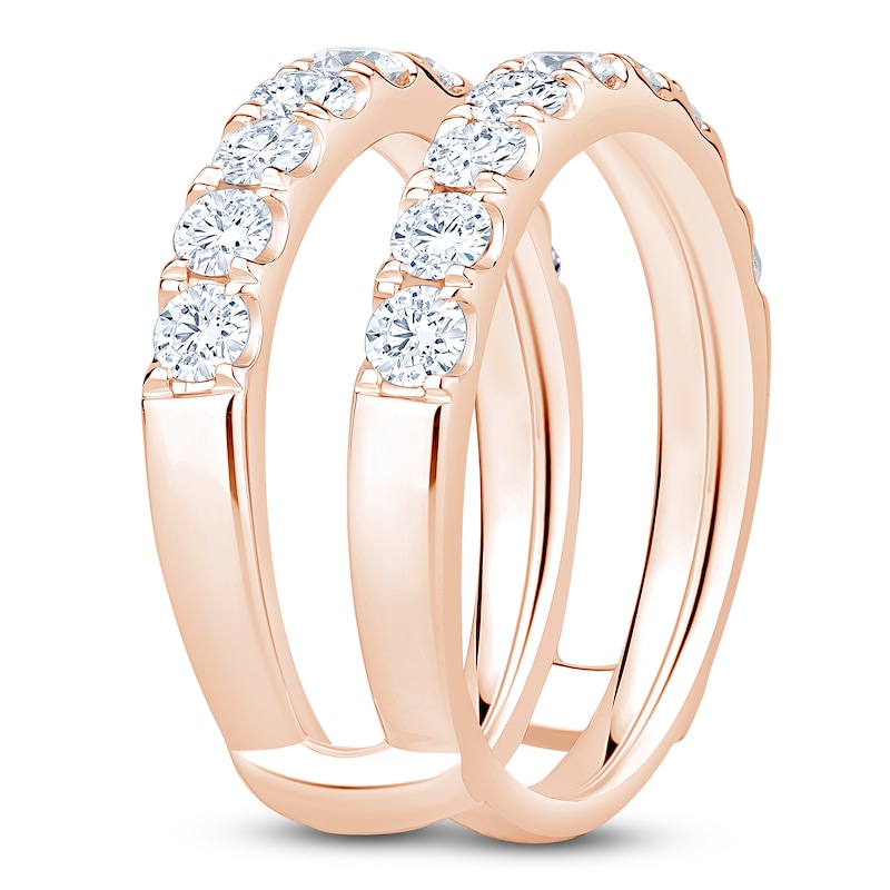 Main Image 2 of Lab-Grown Diamond Enhancer Ring 1-1/2 ct tw 14K Rose Gold