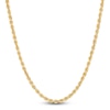 Thumbnail Image 1 of Silk Rope Chain Necklace 2.5mm Solid 14K Yellow Gold 20"
