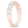 Thumbnail Image 2 of Certified Oval-Cut Diamond Anniversary Ring 1-5/8 ct tw 18K Rose Gold