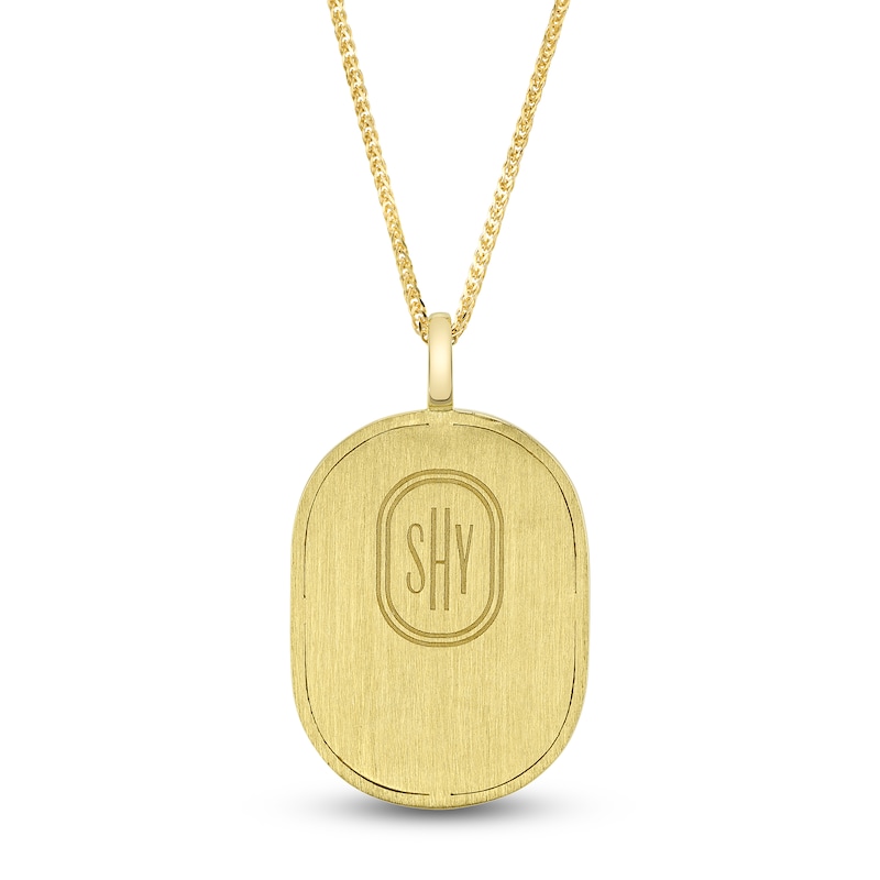 Main Image 3 of Shy Creation Diamond Accent Zodiac Capricorn Necklace 14K Yellow Gold 18"