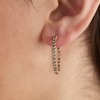 Thumbnail Image 2 of Le Vian Chocolate Diamond Inside-Out Hoop Earrings 2 ct tw 14K Strawberry Gold