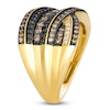 Thumbnail Image 3 of Le Vian Diamond Multi-Row Crossover Ring 1 ct tw 14K Honey Gold