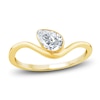 Thumbnail Image 1 of Jared Signature Pear-Shaped Lab-Grown Diamond Solitaire Ring 1/2 ct tw 14K Yellow Gold
