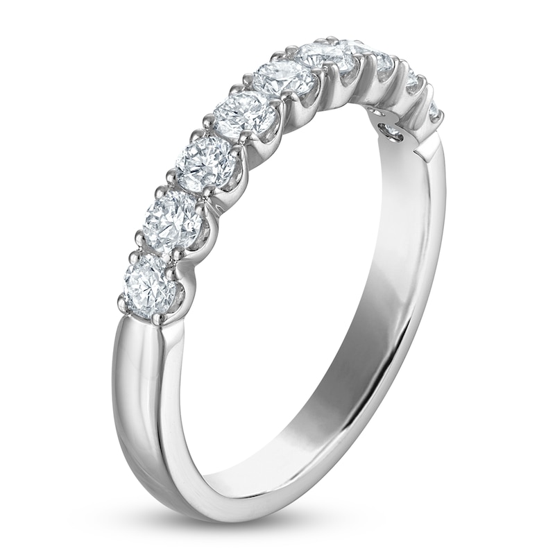 Main Image 2 of Certified Diamond Anniversary Ring 5/8 ct tw 14K White Gold